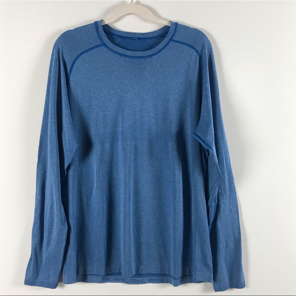 Lululemon Metal Vent Surge Long Sleeve Blue